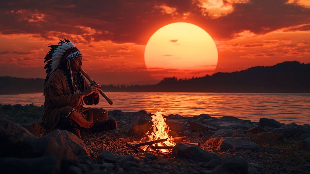 SLEEP IN MINUTES!  Native American Flute  | Deep Healing for Anxiety, Focus & Insomnia