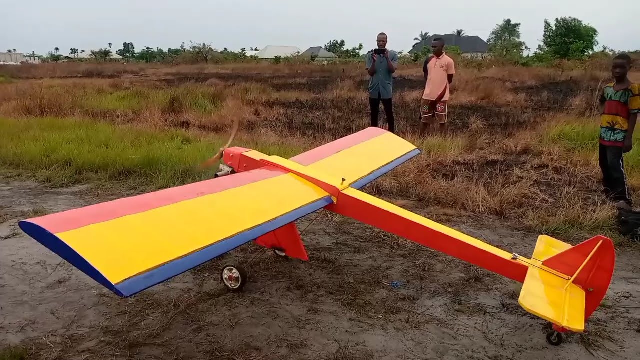 RC airplane maiden flight gone wrong.
