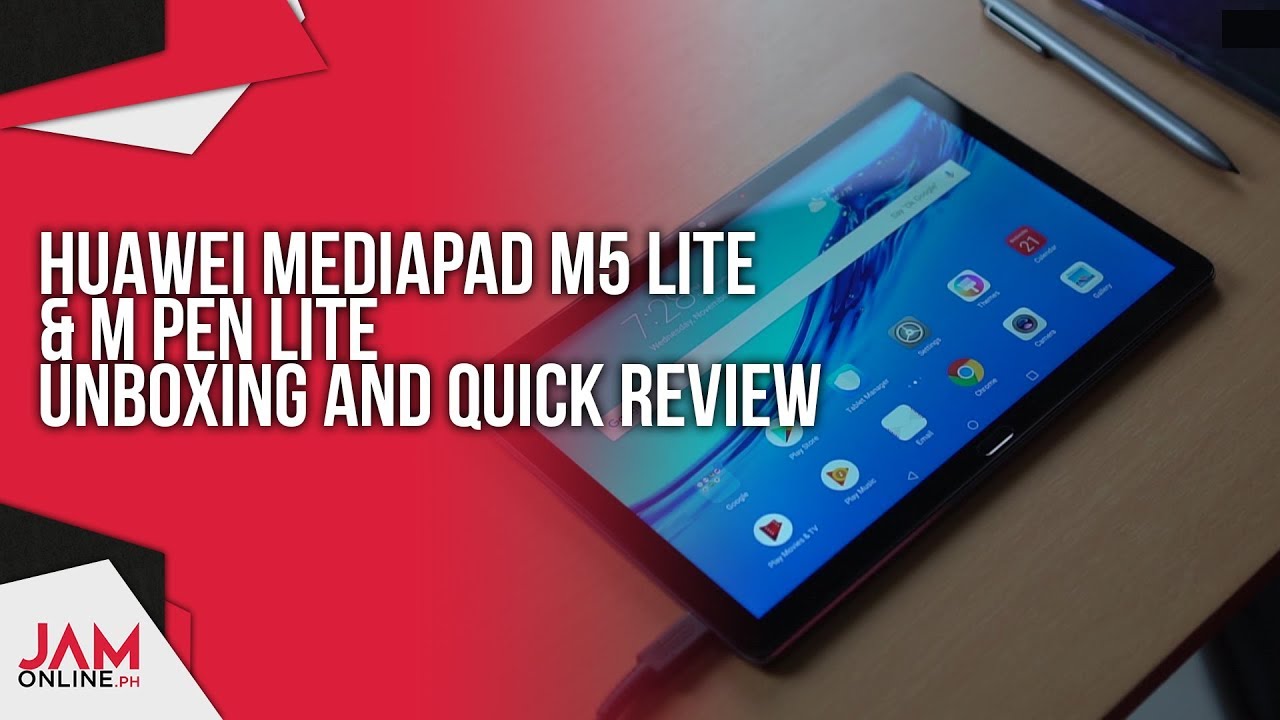 Huawei MediaPad M5 Lite & M Pen Lite Unboxing and Quick Review