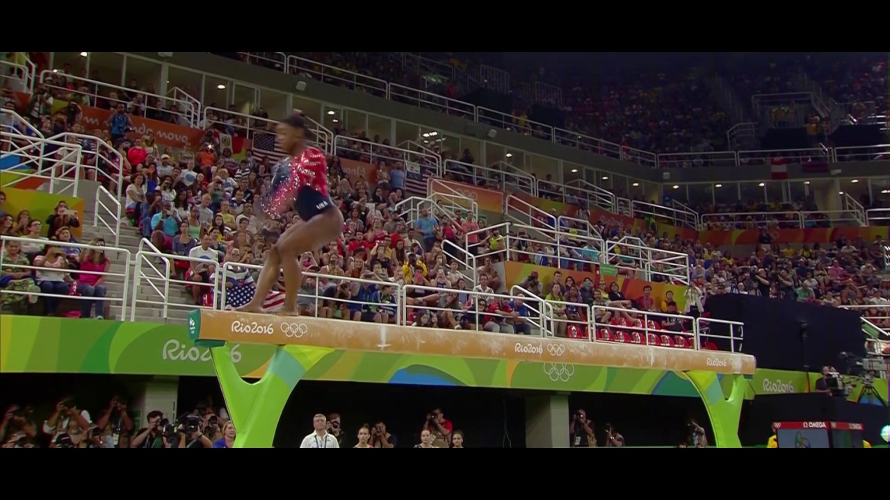 Simone Biles 2016 Olympics QF BB