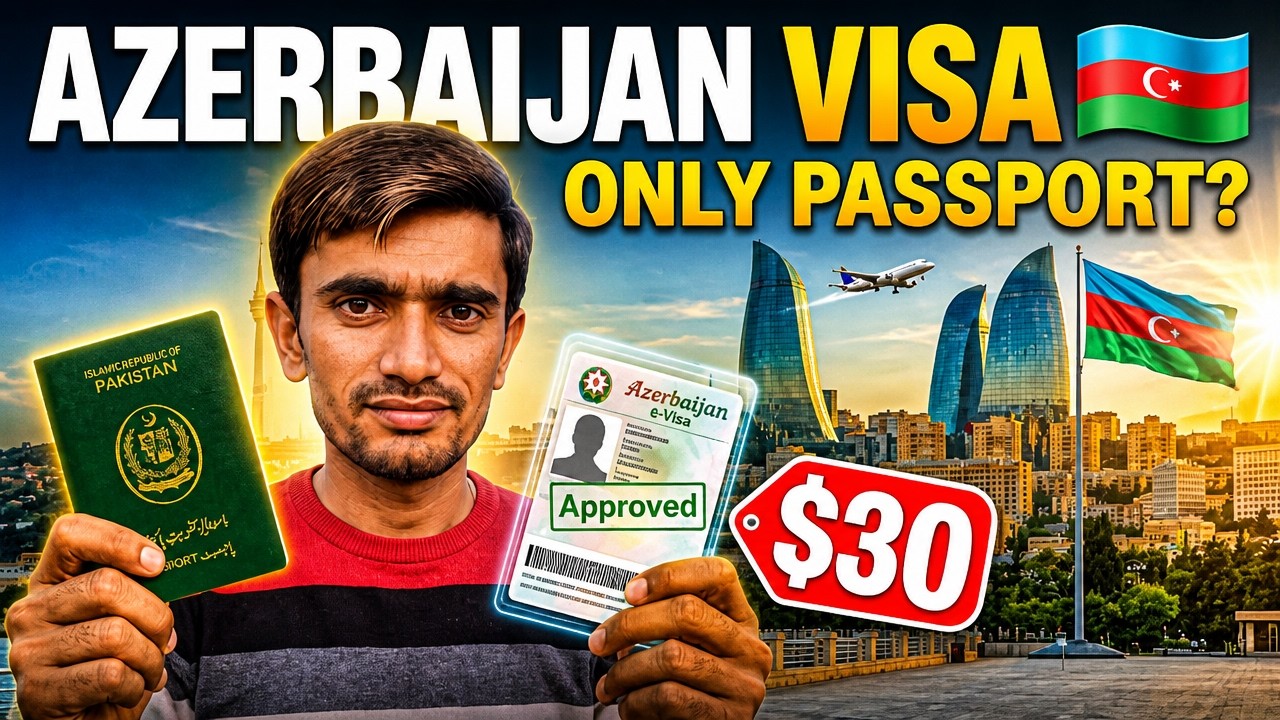 Passport Ke Ilawa Koi Document Nahi? Azerbaijan Visa for Pakistanis 🇦🇿 | $30 e Visa