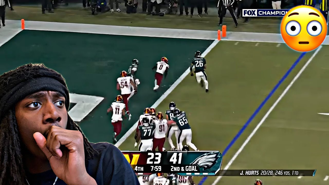 LIONS FAN REACTS TO THE WASHINGTON COMMANDERS VS PHILADELPHIA EAGLES HIGHLIGHTS!!!