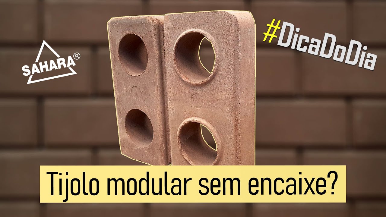 #DicaDoDia - A Diferença Entre o Tijolo Universal e Com Relevo - Jarfel Sahara