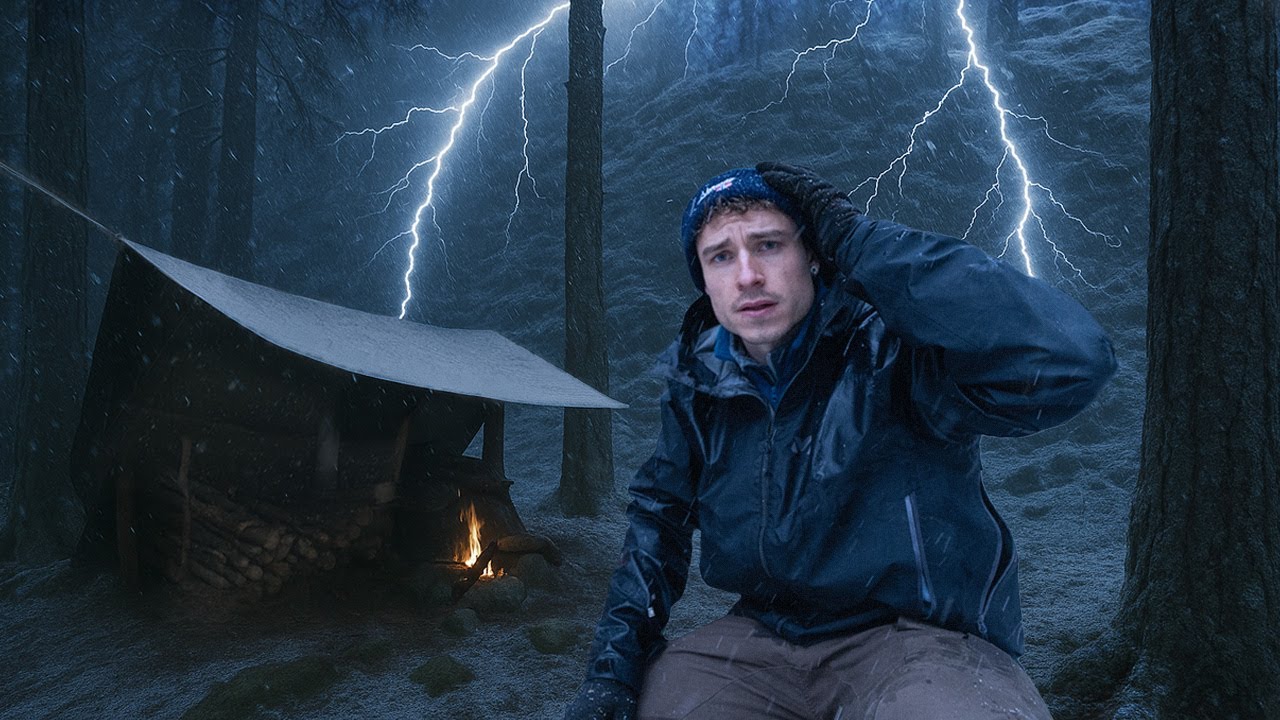 SOLO CAMPING, Tormenta El&eacute;ctrica *lo paso muy mal 😔