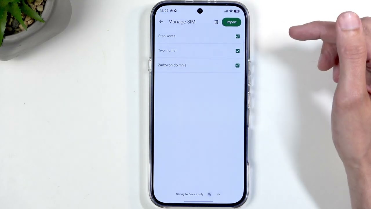 INFINIX Note 60 Pro: как импортировать контакты с SIM-карты