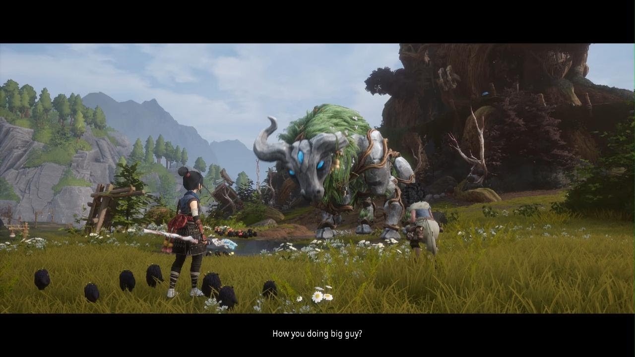 Kena: Bridge of Spirits PS5 Pro Rufus & the watchtower