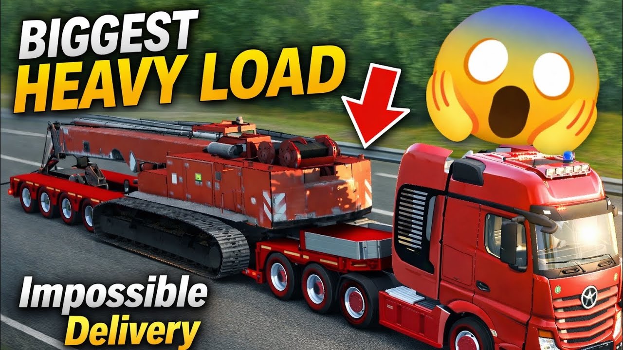 👉 Impossible Heavy Cargo Delivery 😱 | Truckers of Europe 3