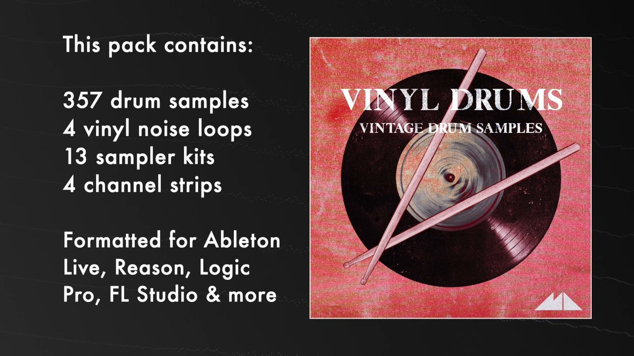 Vinyl Drums - Vintage Drum Samples Demo