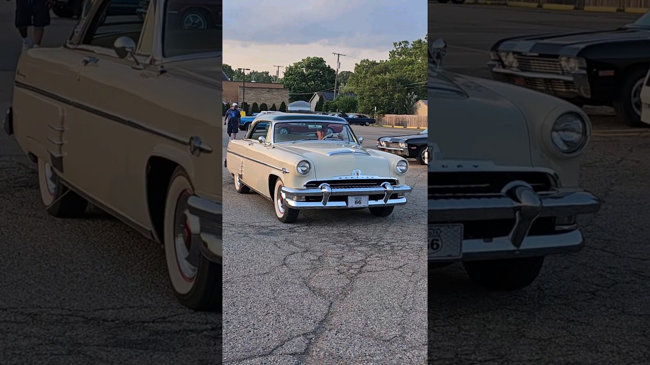 1954 Mercury Monterey Classic Car Drive By Engine Sound Livonia Michigan 2023