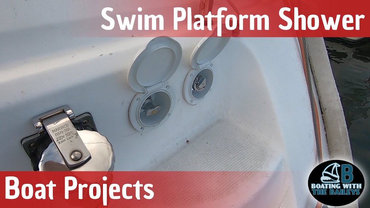 Osculati Evo Deck Shower - Replacing swim platform shower heads - Boat Projects
