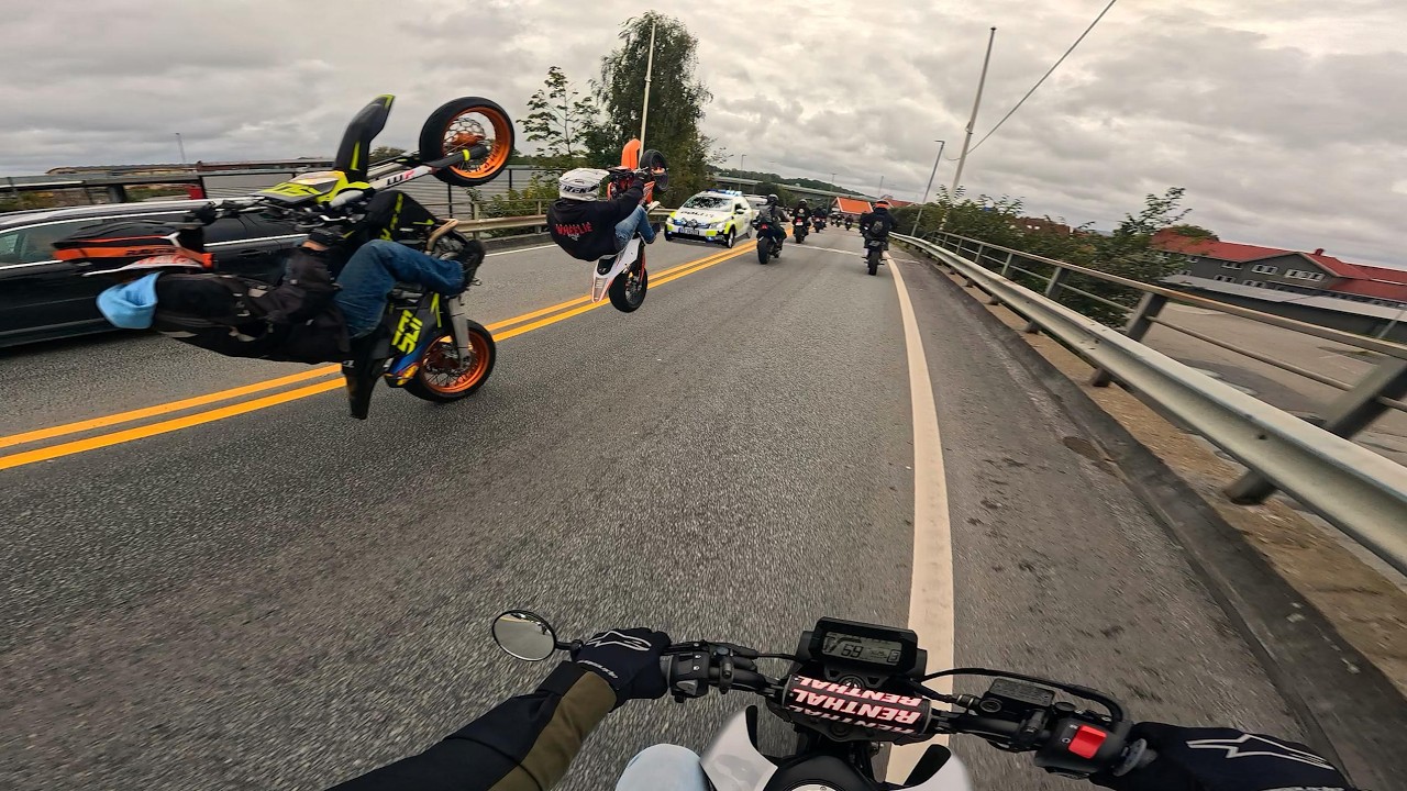 Rideout Norway (Wheelies, crash) - Honda Grom 125