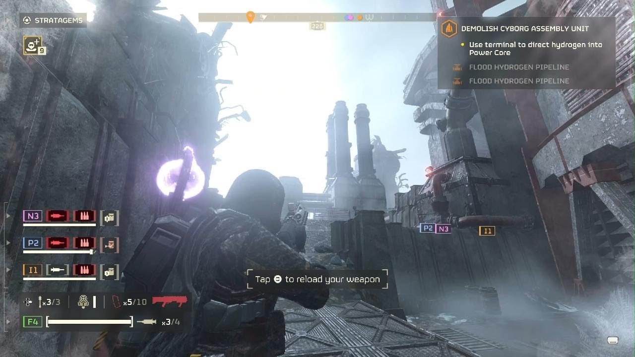 HELLDIVERS 2 Cyberstan is intense