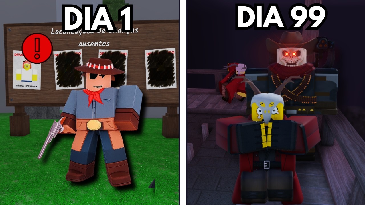 O PISTOLEIRO É O TERROR DOS CULTISTAS! | ROBLOX - 99 NOITES NA FLORESTA