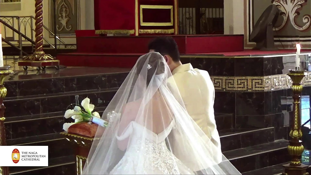 The Nuptial Mass of Karl Nielsen and Anna Karmela at The Naga Metropolitan Cathedral.