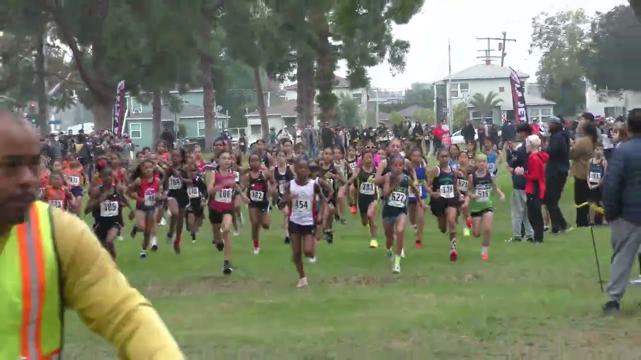 2025 LA JETS XC Invitational Girls 9-10 Division 3K @ Heartwell Park LB