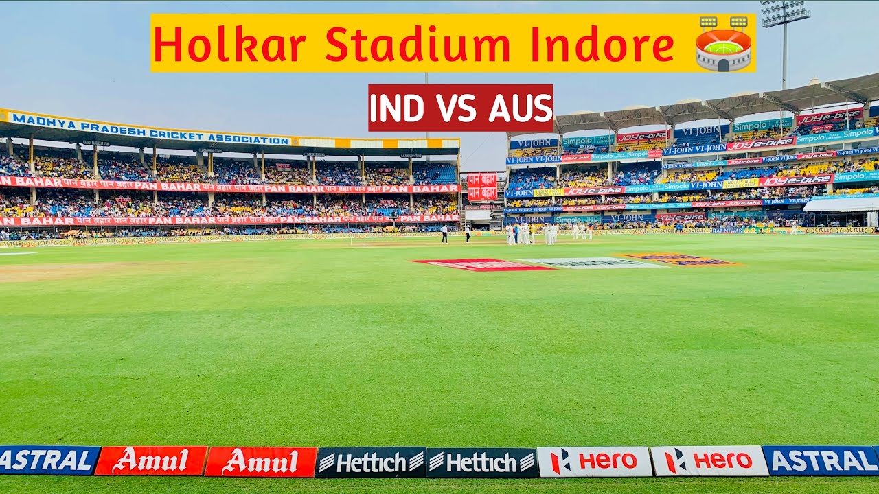 Holkar Stadium Indore | India VS Australia 3rd Test Match in Indore | IND VS AUS Test Match Ticket