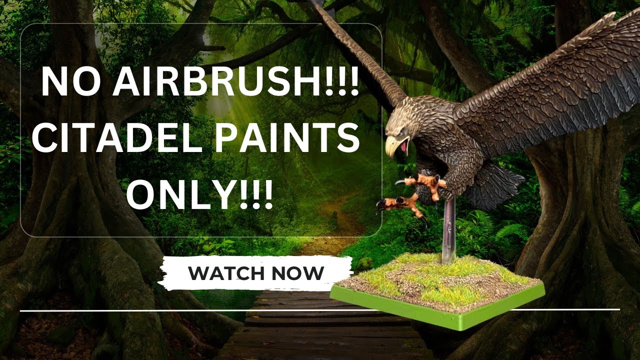 How To Paint - Warhammer Old World Great Eagle - MESBG Giant Eagle 🦅 Quick Easy & Effective!!
