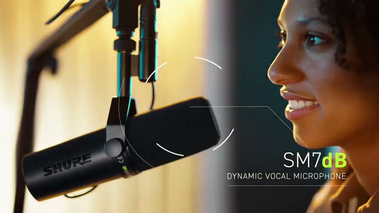 Shure SM7dB I BUILT-IN PREAMP. BUILT ON LEGACY