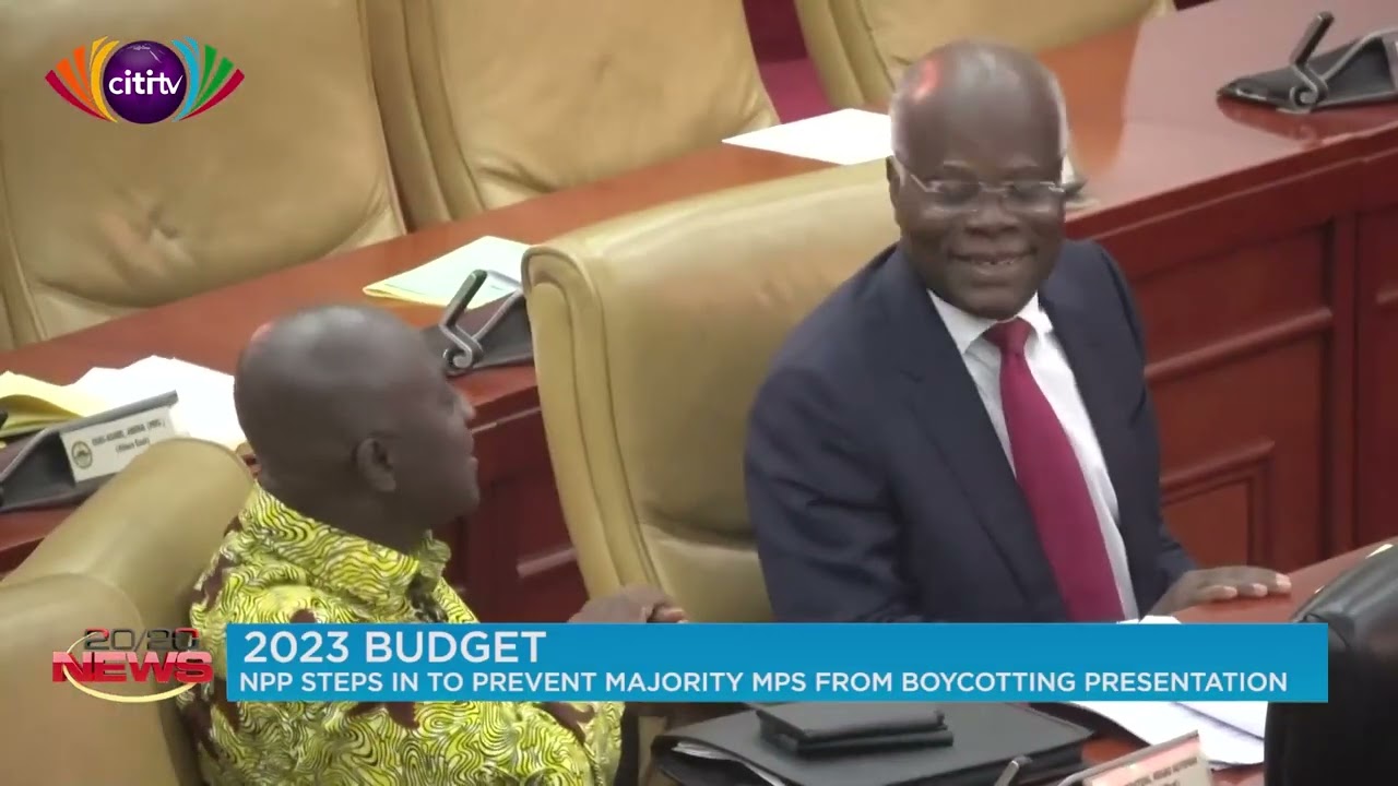 2023 Budget: NPP steps in to prevent majority MPs from boycotting presentations
