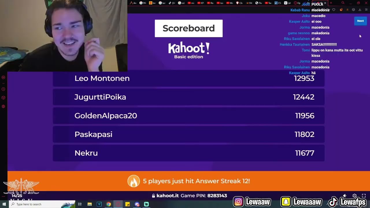 Lewa Pelaa Lippu Kahoottia😂