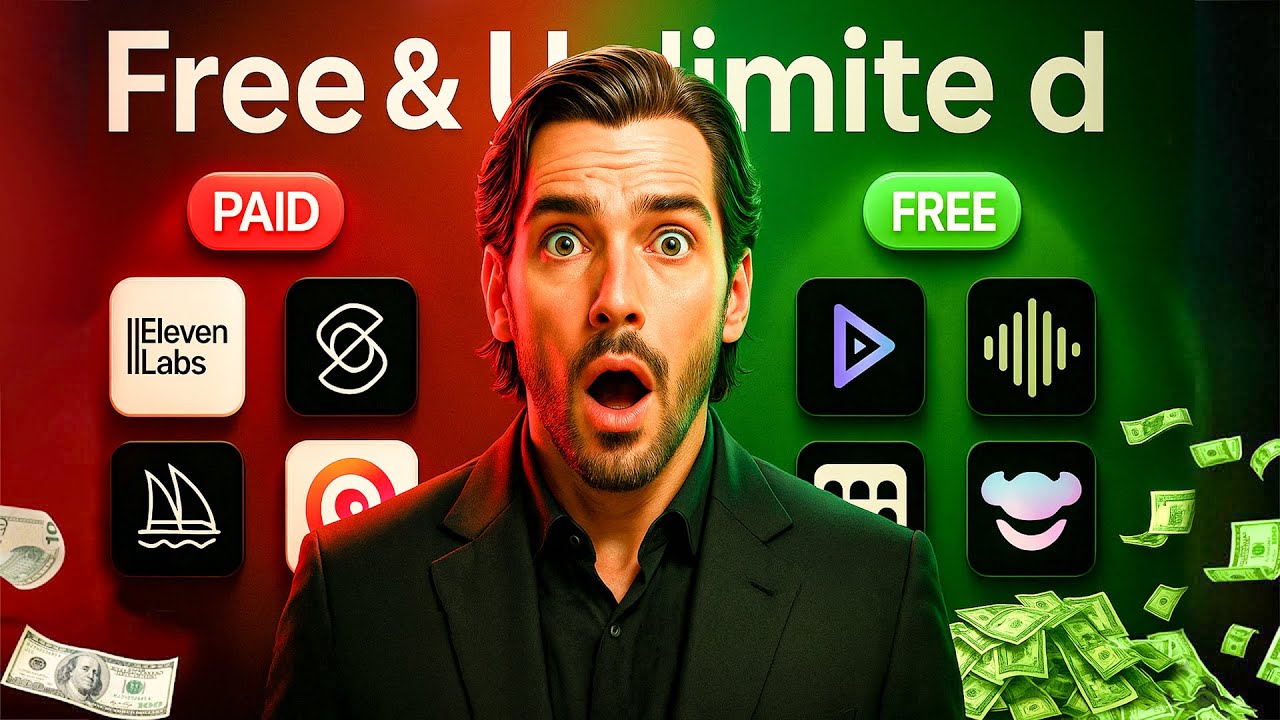 5 Secret FREE AI Tools 🤯 Unlimited Images, Videos & Voice | Nobody Shows This!