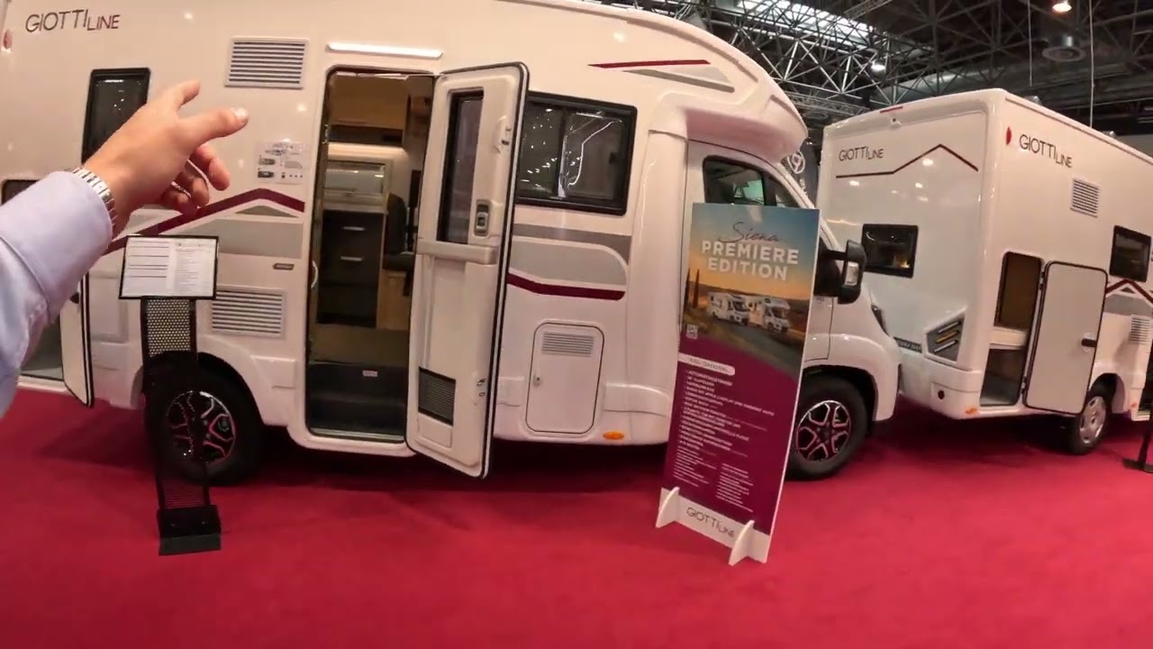 2025 Giottiline motorhome range at the 2024 Dusseldorf caravan salon