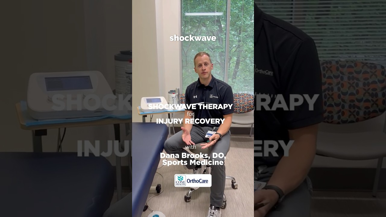 Extracorporeal Shockwave Therapy for Injury Recovery | Cone Health OrthoCare Dana Brooks, DO
