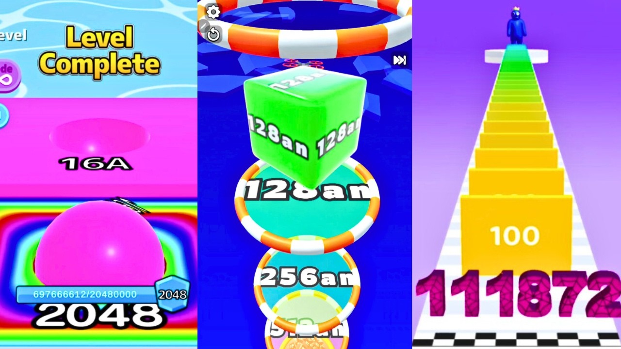 LIVE 🔴 24/7 | Ball Run 2048, Jelly Run, Infinity Play, Number Rush | Satisfying Ball Games Hub