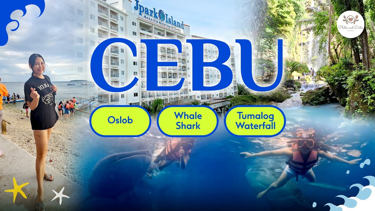 Cebu Travel Oslob Whale Sharks and Tumalog Falls. เที่ยวเซบู ดูฉลามวาฬ ถ่ายรูปสวยๆน้ำตกทูมาล็อก