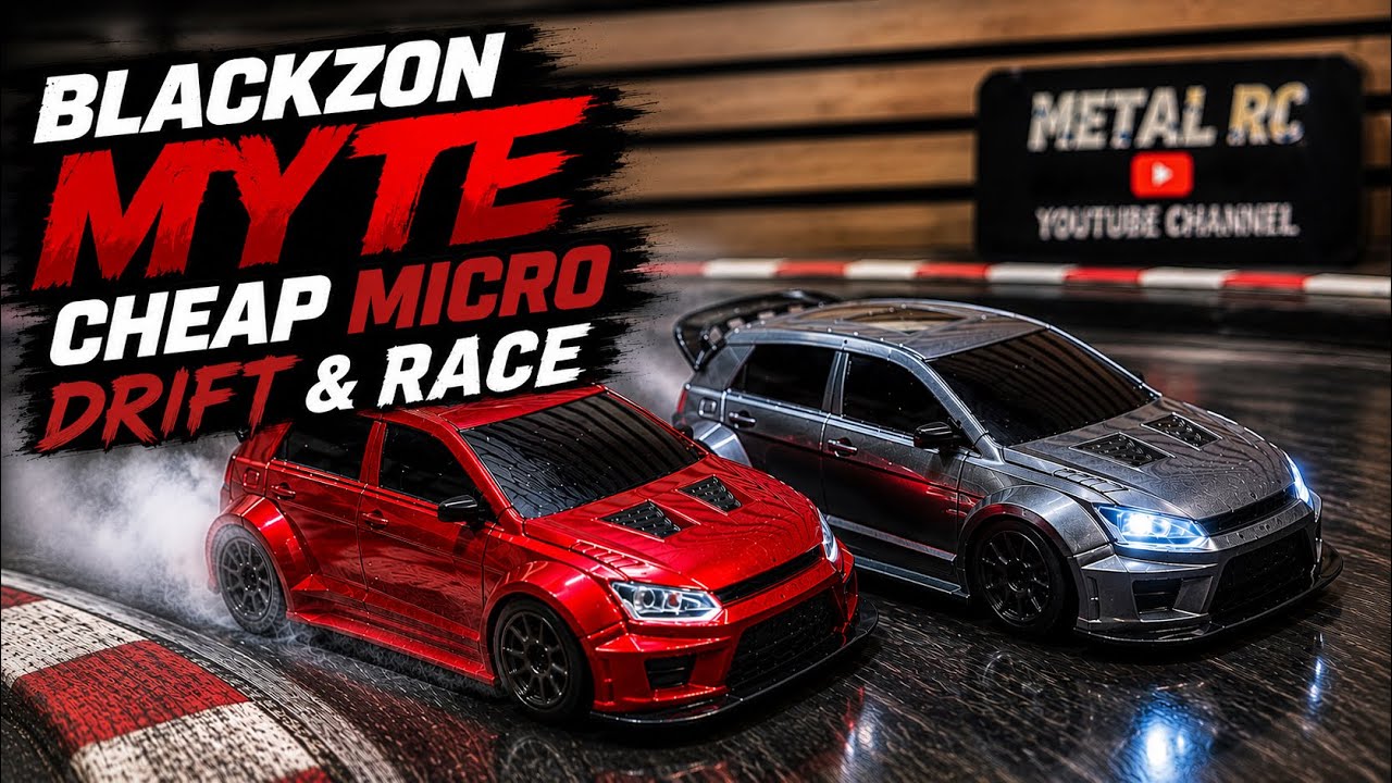 Микро-дрифт-кар на радиоуправлении Blackzon Myte RTR по доступной цене