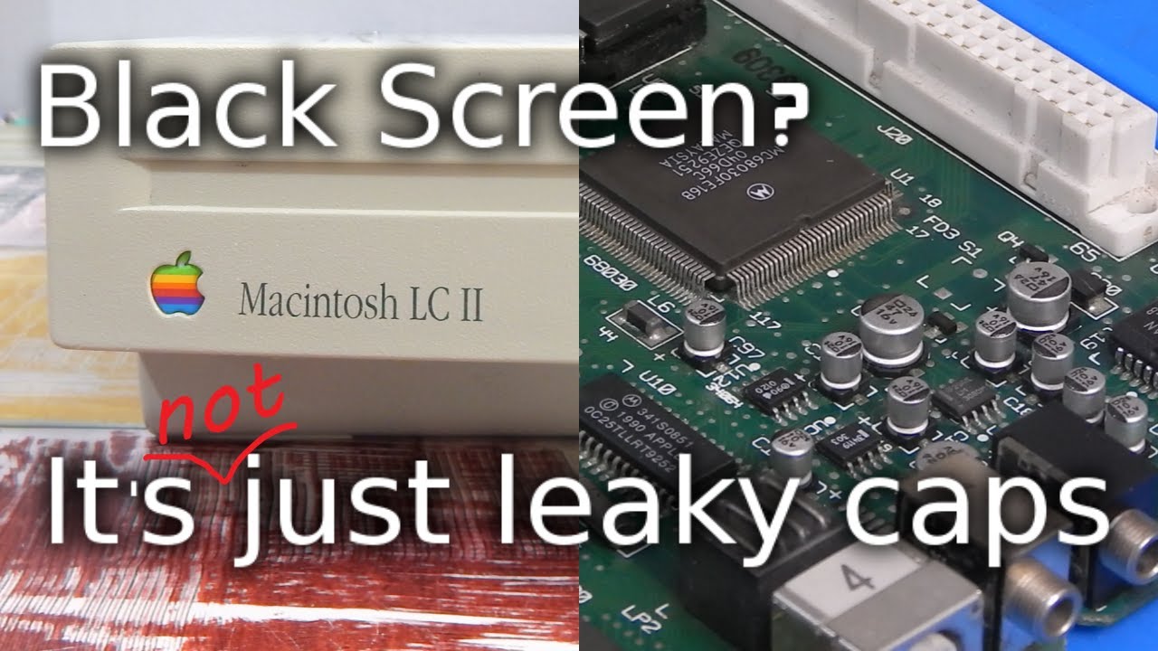 Apple Macintosh LC II. Low Cost, Leaky Caps and Lots of Confusion