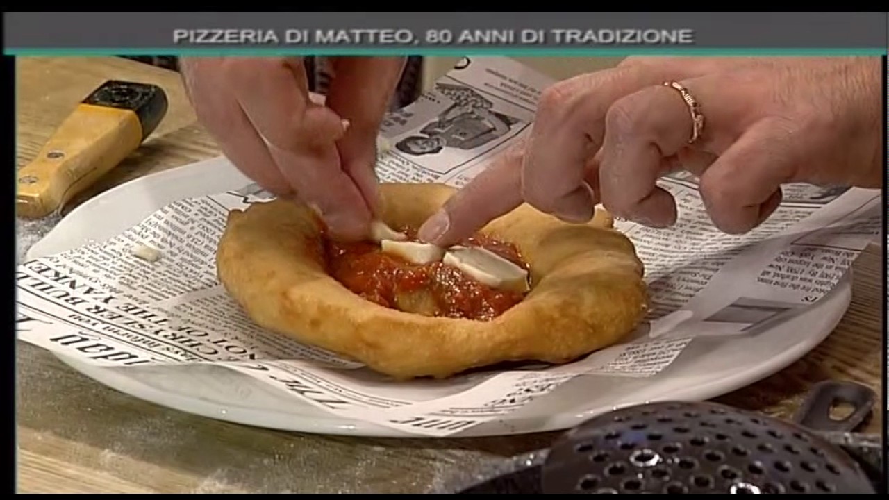 Mattina 9:  Salvatore Di Matteo  ci svelerà alcuni segreti della pizza fritta.