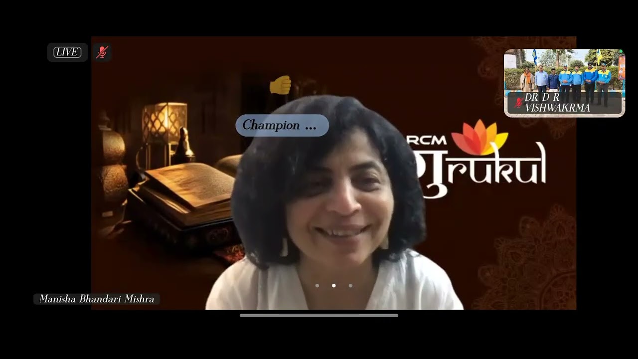 डायबिटीज कंट्रोल का असली सूत्र गुरुकुल में मनीषा मिश्रा भंडारी जी की खास बातें#live #motivation#love