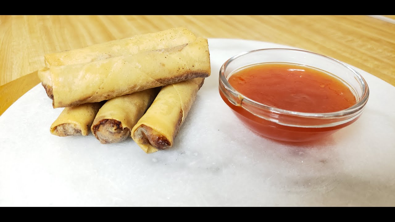 Lumpiang Shanghai with Sweet and Spicy Sauce
