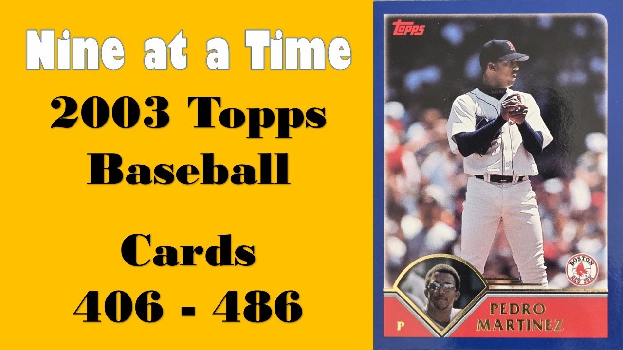 2003 Topps Baseball Cards 406 to 486