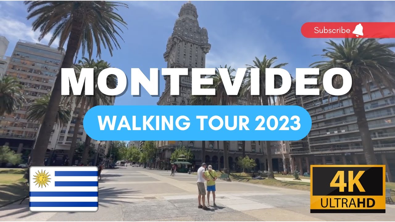 [4K] Walking Tour Montevideo 2023 | Morning Walk 11AM | Old City