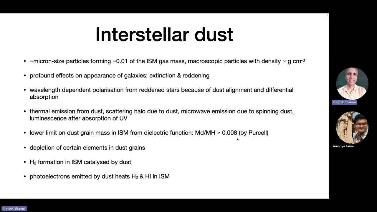 Lecture 24 - Dust in ISM, extinction, polarization, scattering & absorption, dust depletion