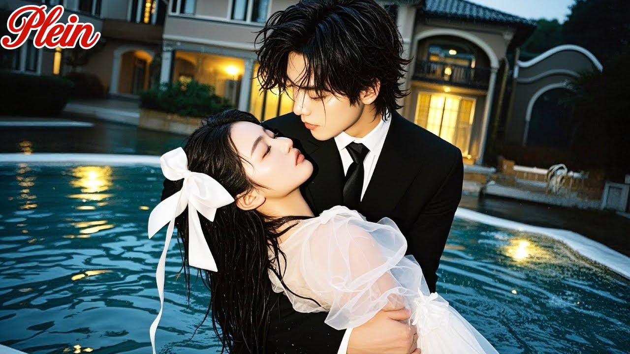 La fille en fuite tombe dans la piscine, le PDG la sauve et son destin change !#kdrama