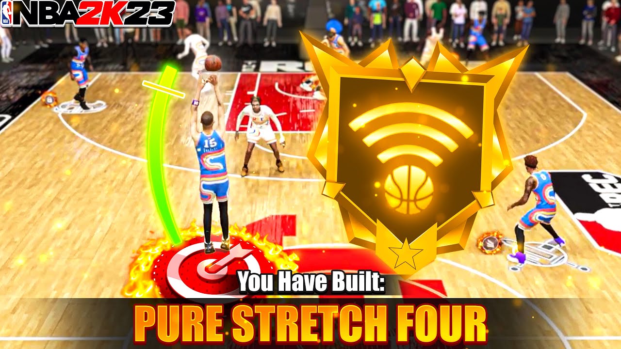 This 7' PURE STRETCH FOUR is UNGUARDABLE in NBA 2K23!