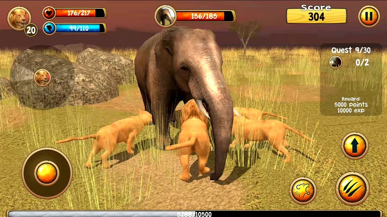 Wild Lion Simulator 3D Android Gameplay HD #4