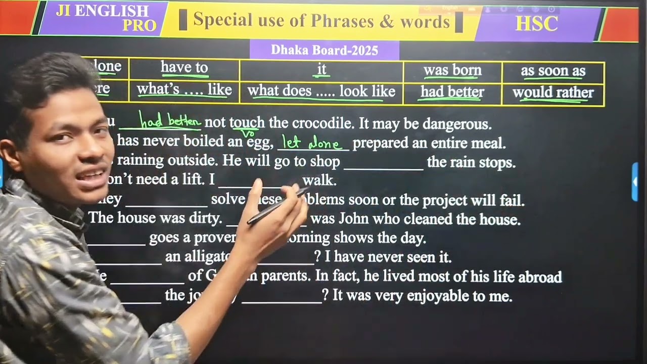 HSC || Dhaka board-2025 ||Special use of phrases and words || বাংলা অর্থসহ সহজ সমাধান 