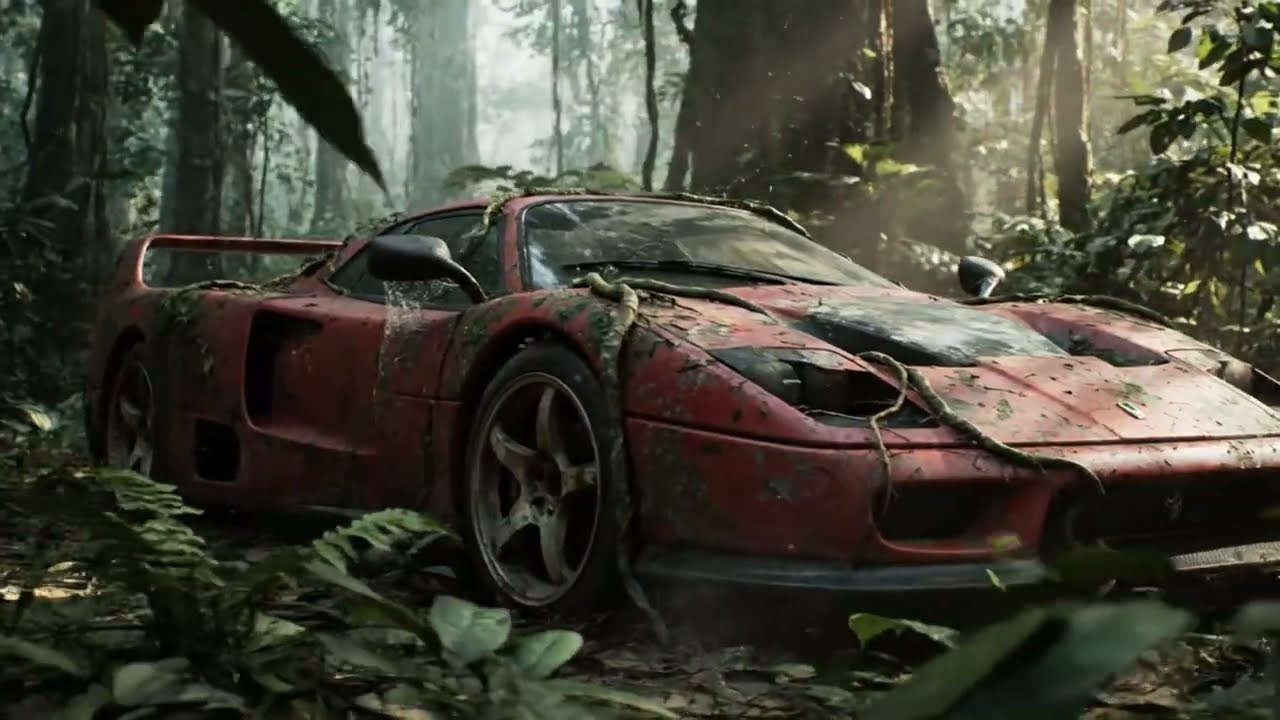 ASMR Car Restoration Ferrari F40 1990 Full Restoration from Rust to Showroom Luxury