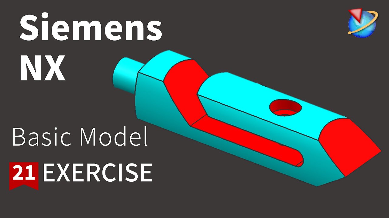 Siemens NX Tutorial for beginners,basic model exercise -21