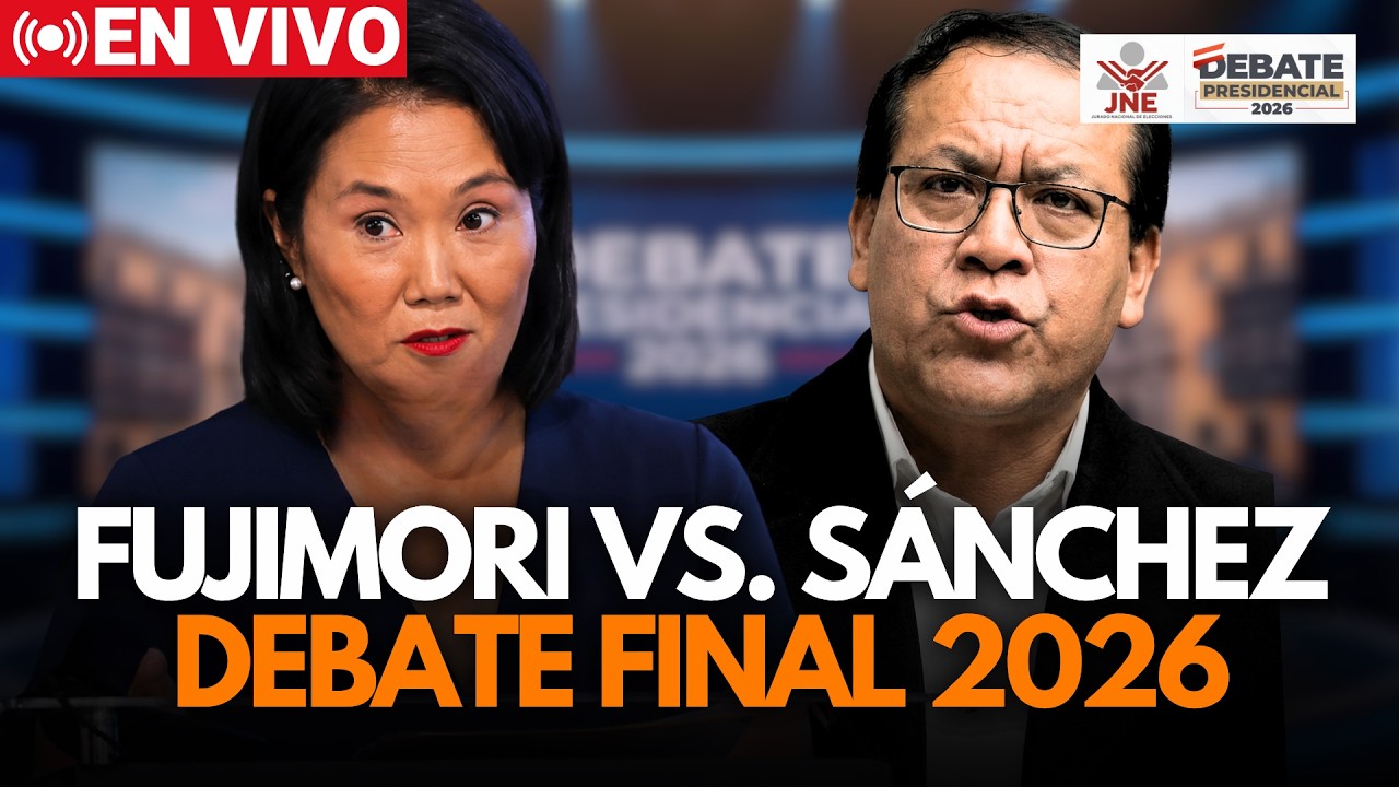 🔴 EN VIVO Keiko Fujimori vs Roberto S&aacute;nchez en Debate Electoral 31 de mayo | Trome