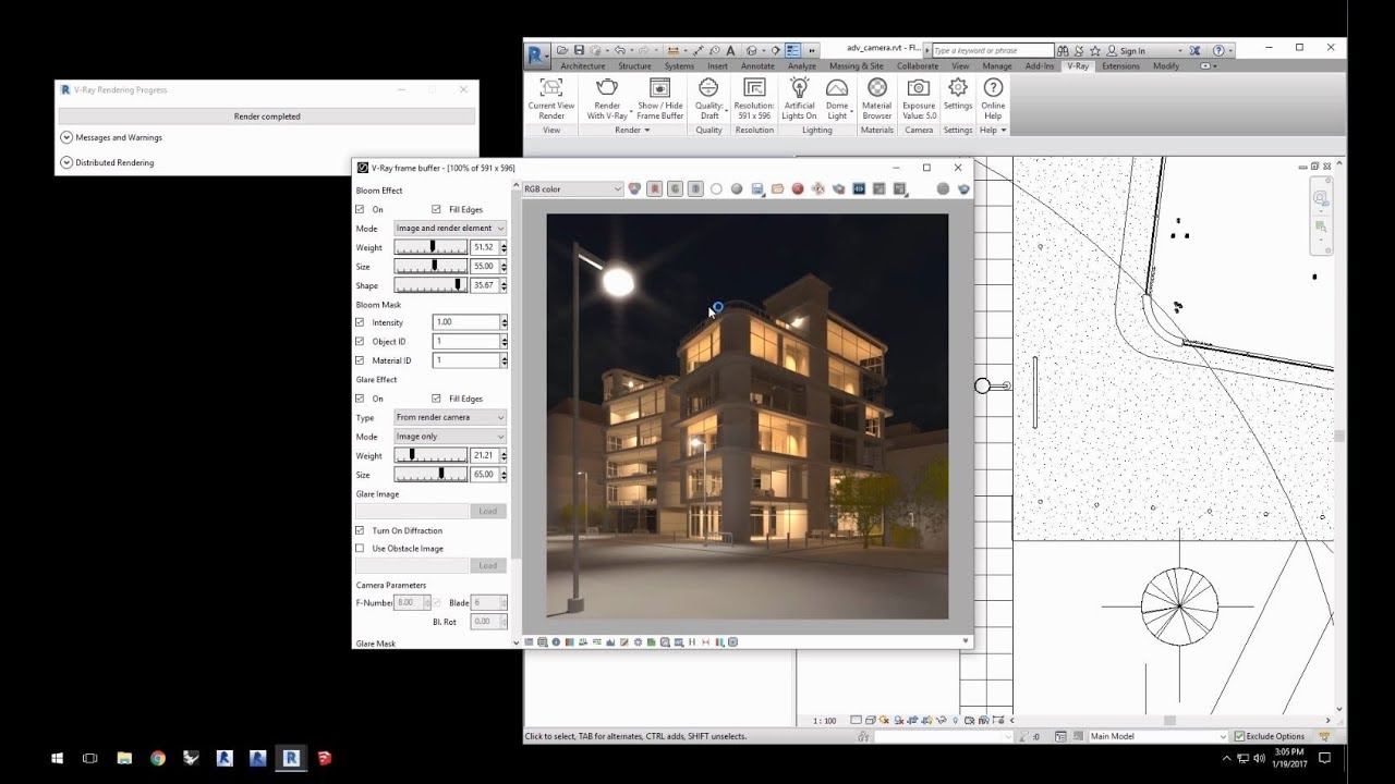 V Ray for Revit &ndash; Advanced Camera Techniques