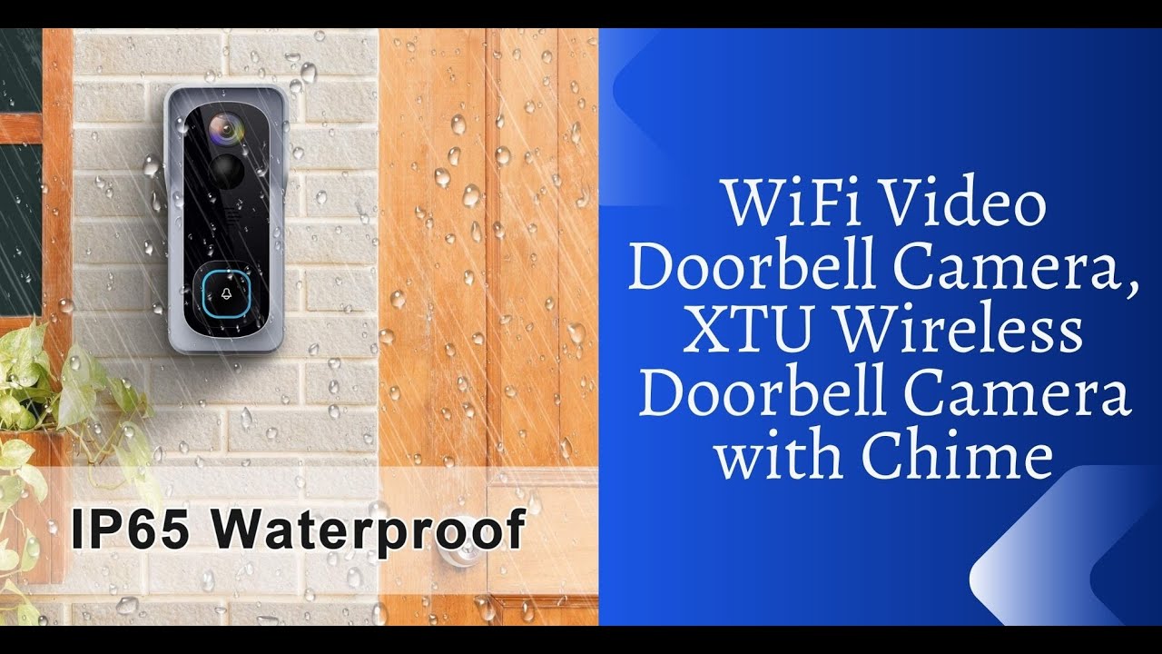 TOP 5 Best Video Doorbell Camera | XTU Wireless Doorbell Camera with Chime