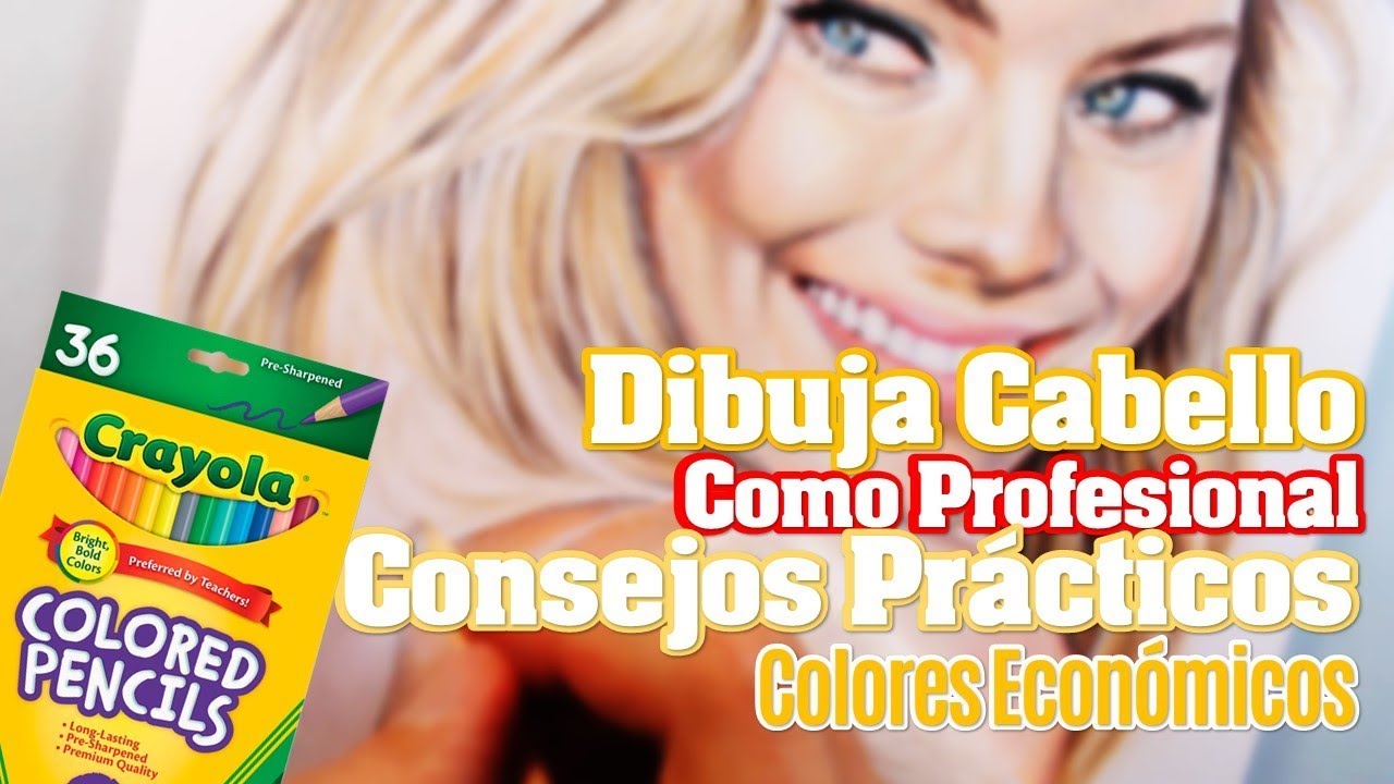 Como Dibujar Cabello Rubio / Colores Crayola/ Tutorial de Dibujo/Tips Extra / Jano Matta
