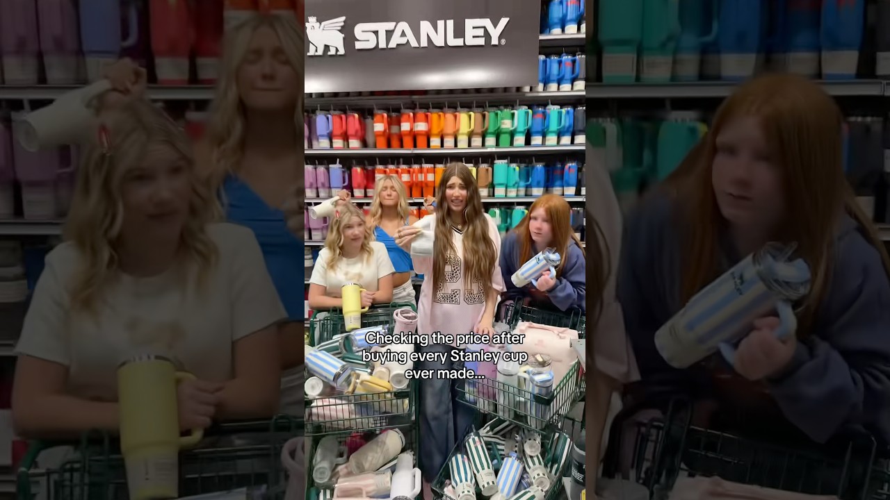 i BOUGHT EVERY STANLEY CUP 🤯😳 #shorts