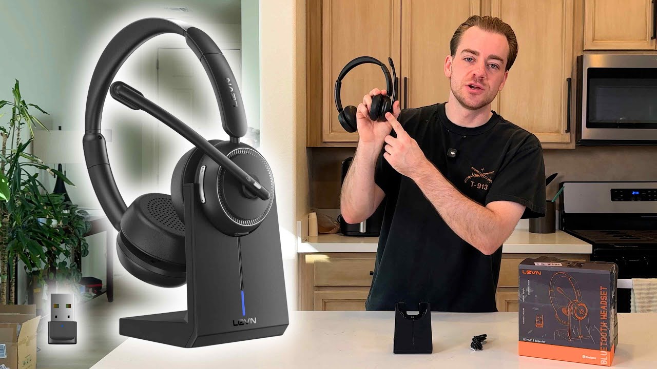 Обзор беспроводной гарнитуры LEVN &ndash; лучшая Bluetooth-гарнитура для рабочих звонков и Zoom.