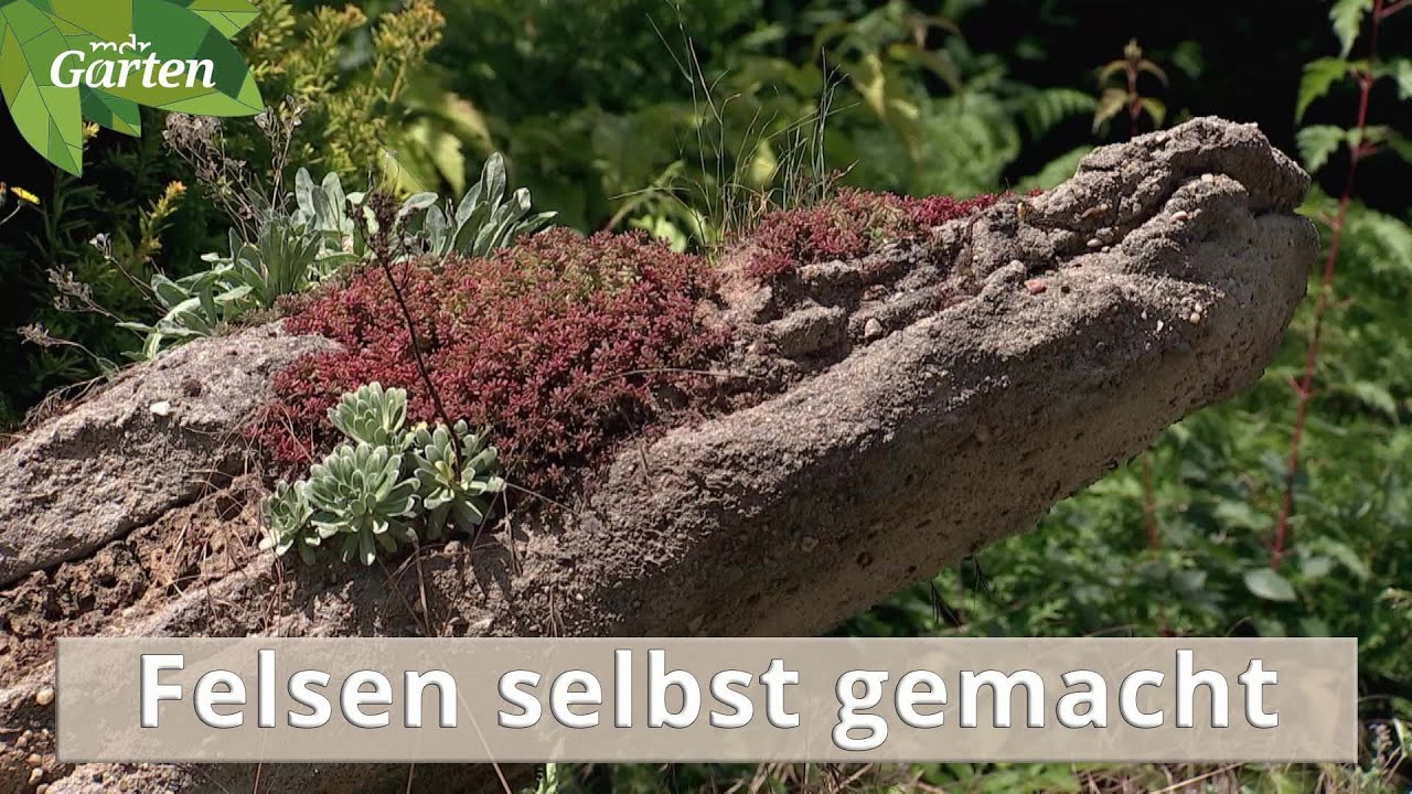 Felsen aus Beton selbst gießen | MDR